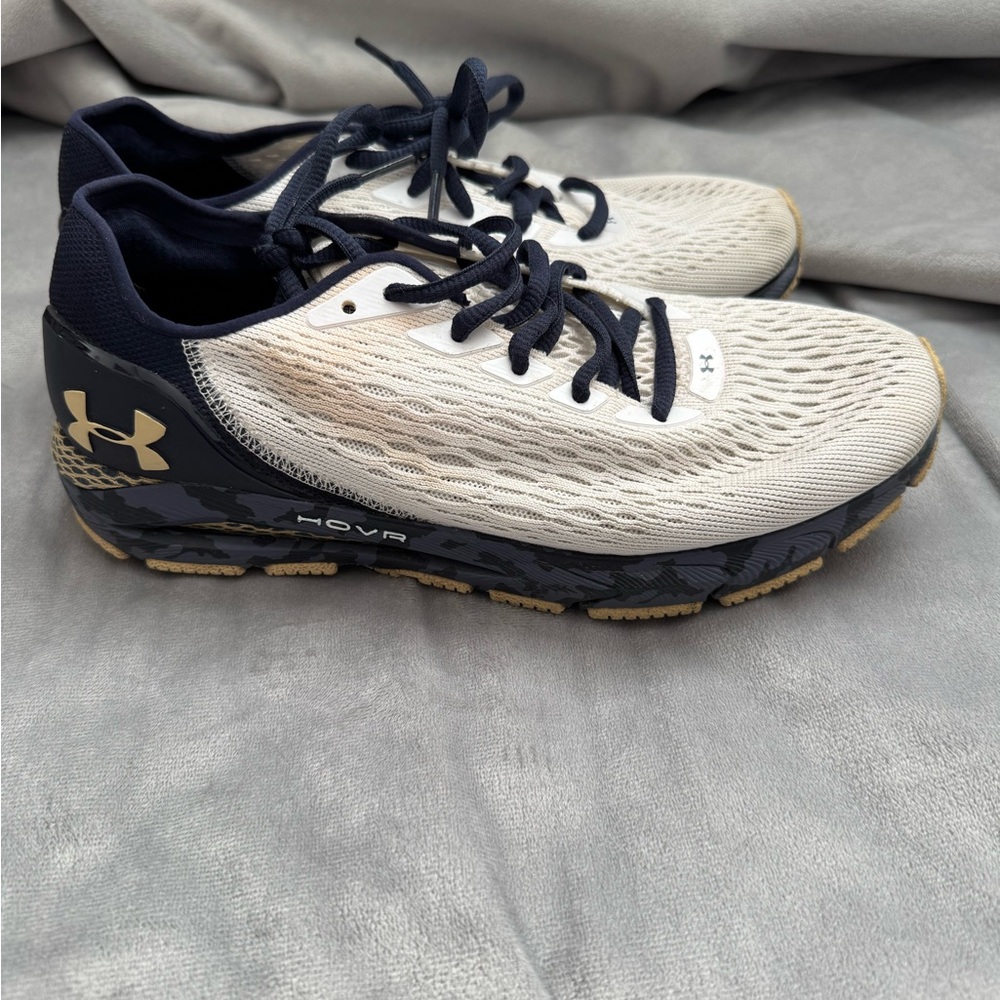 Navy Midshipmen Under Armour Women's Size 8 HOVR Sonic 3 Running Shoe - White